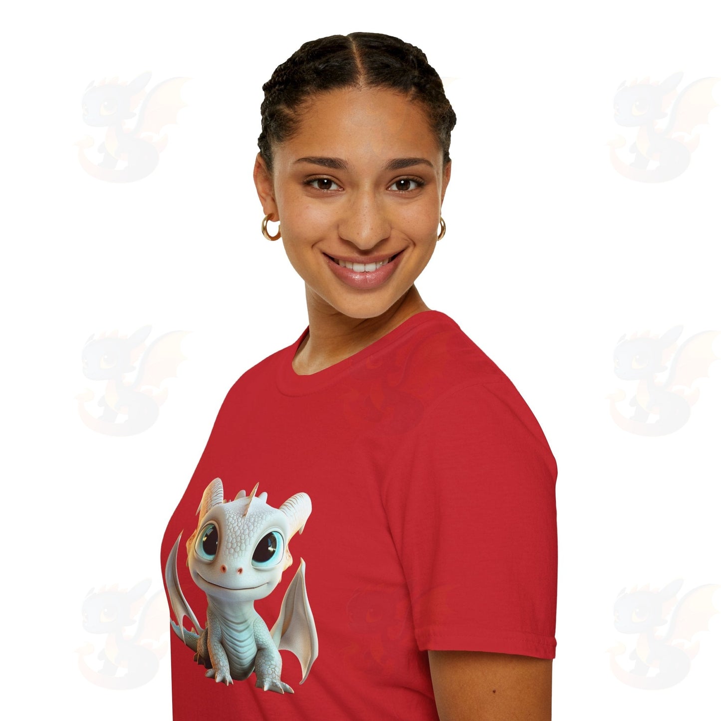 Cute Little Dragon - Unisex Softstyle T-Shirt