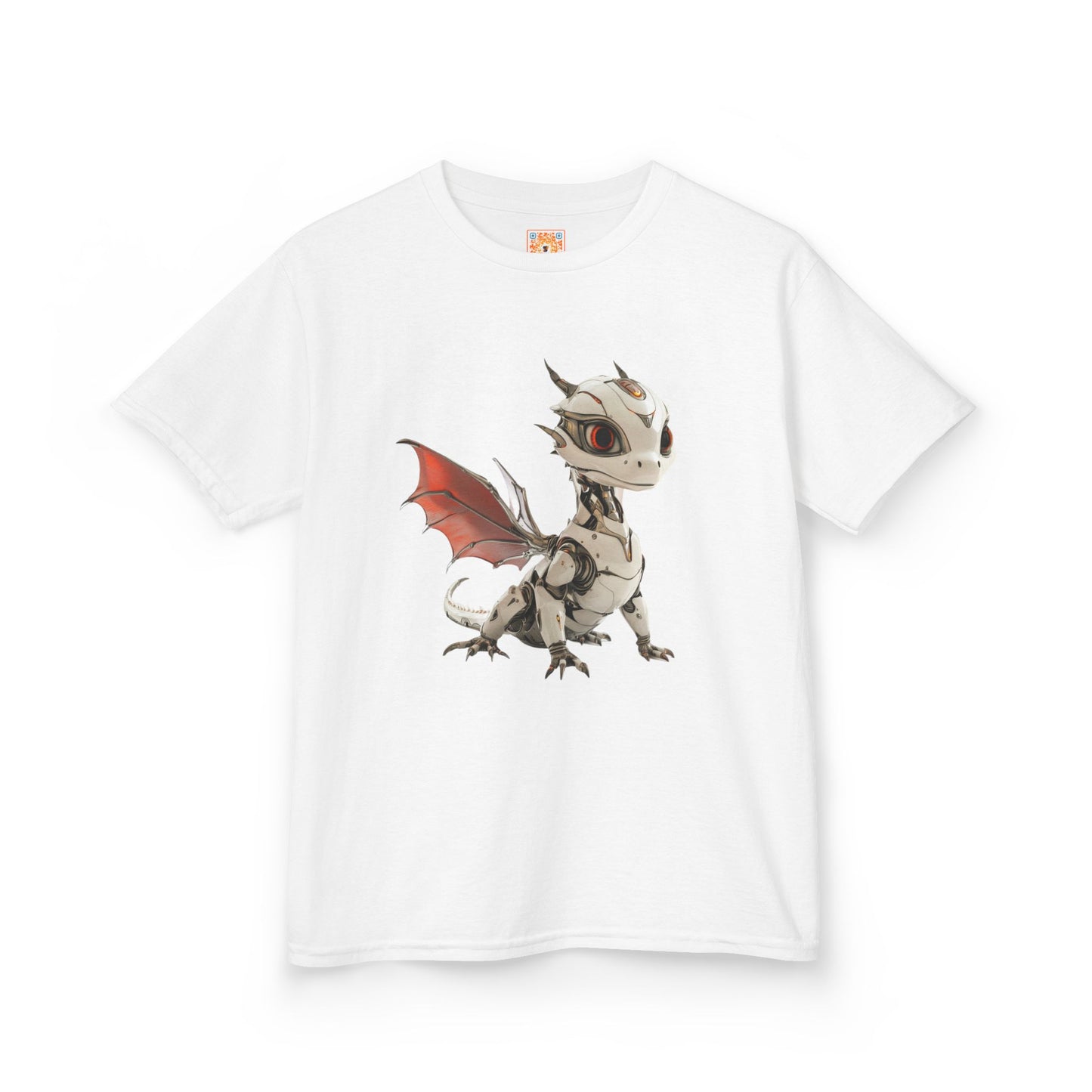 Cool Standing Robot Dragon Kids 100% Cotton T-Shirt - Teeny Tiny Dragons