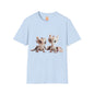 Twin Baby Dragons Adult Unisex Softstyle T-Shirt - Teeny Tiny Dragons