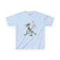 Blue Eyed Robot Dragon Heavy Cotton T-Shirt - Teeny Tiny Dragons