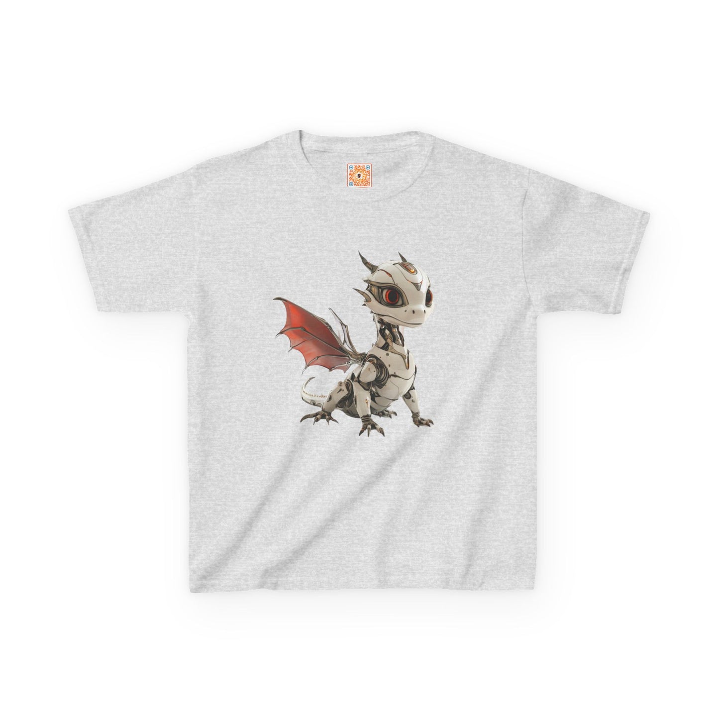 Cool Standing Robot Dragon Kids 100% Cotton T-Shirt - Teeny Tiny Dragons