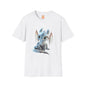 Gorgeous Little Blue Dragon Adult Unisex Softstyle T-Shirt - Teeny Tiny Dragons