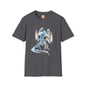 Gorgeous Little Blue Dragon Adult Unisex Softstyle T-Shirt - Teeny Tiny Dragons