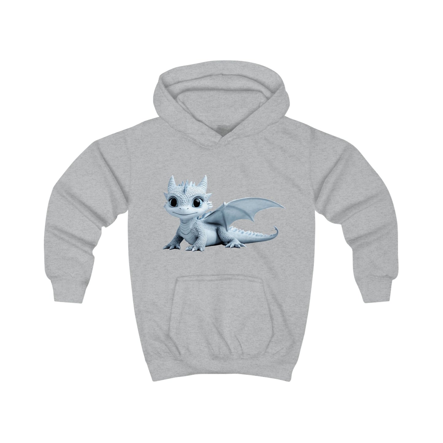 Little Blue Baby Dragon Kids Hoodie | Teeny Tiny Dragons