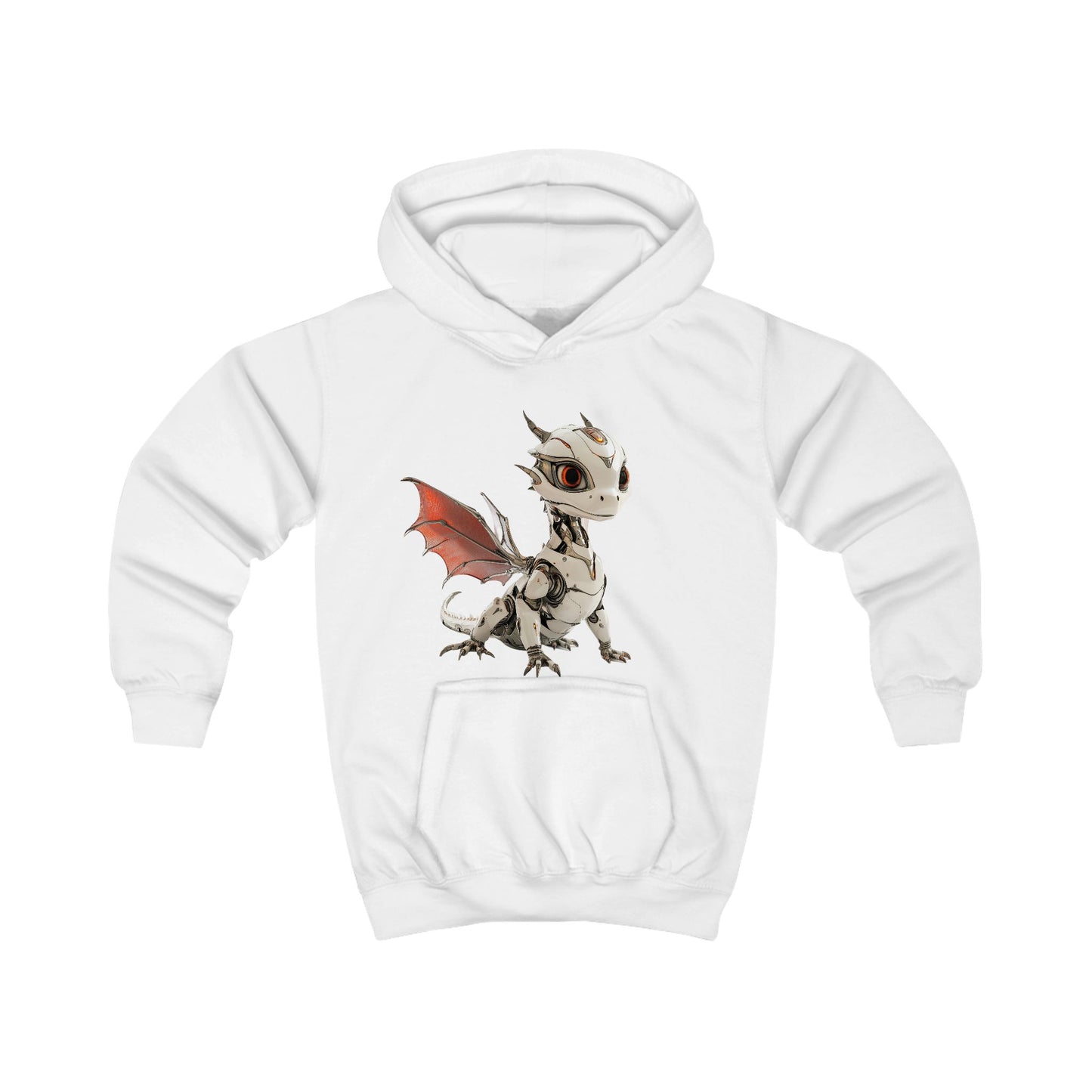 Ruby Robot Dragon Kids Hoodie | Teeny Tiny Dragons