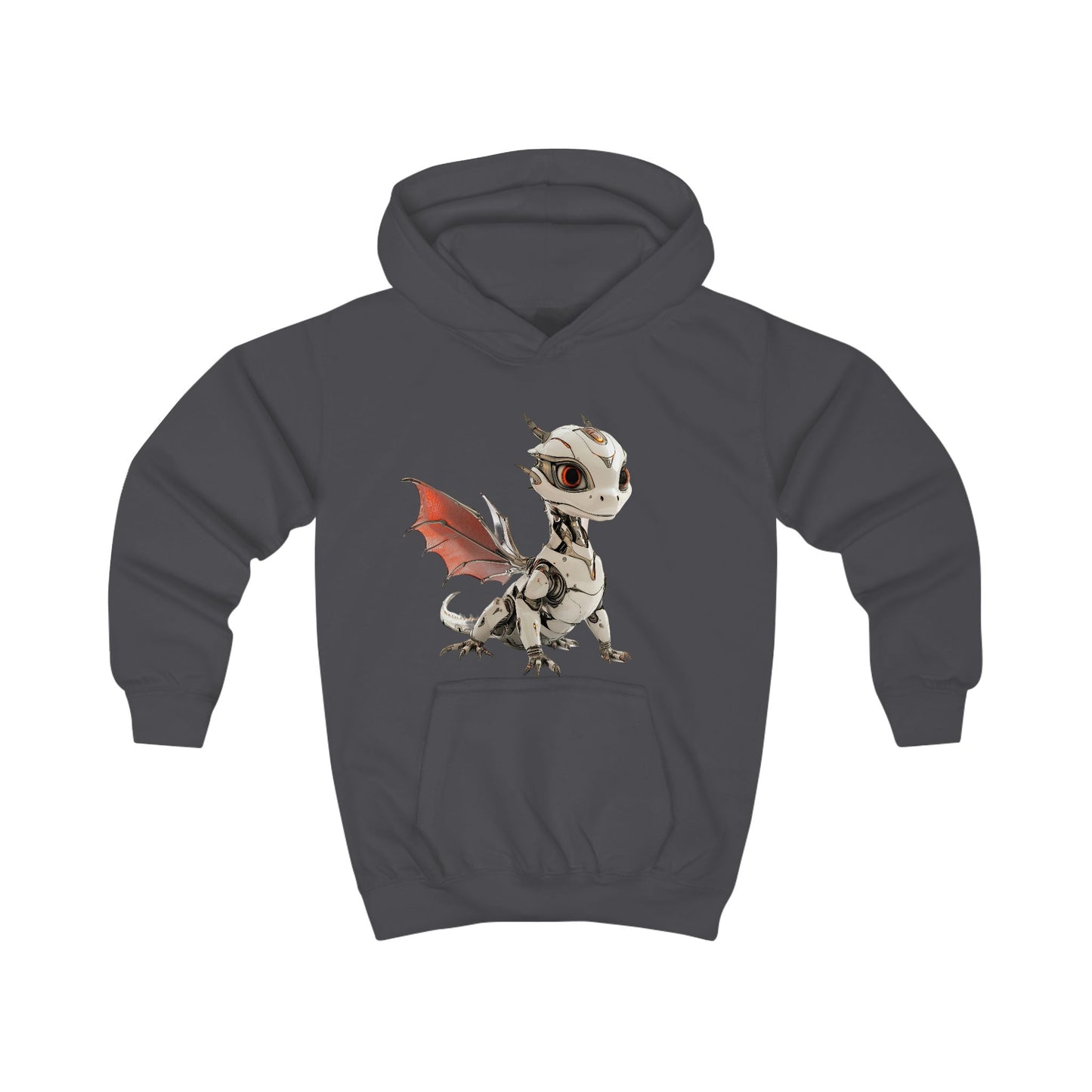 Ruby Robot Dragon Kids Hoodie | Teeny Tiny Dragons