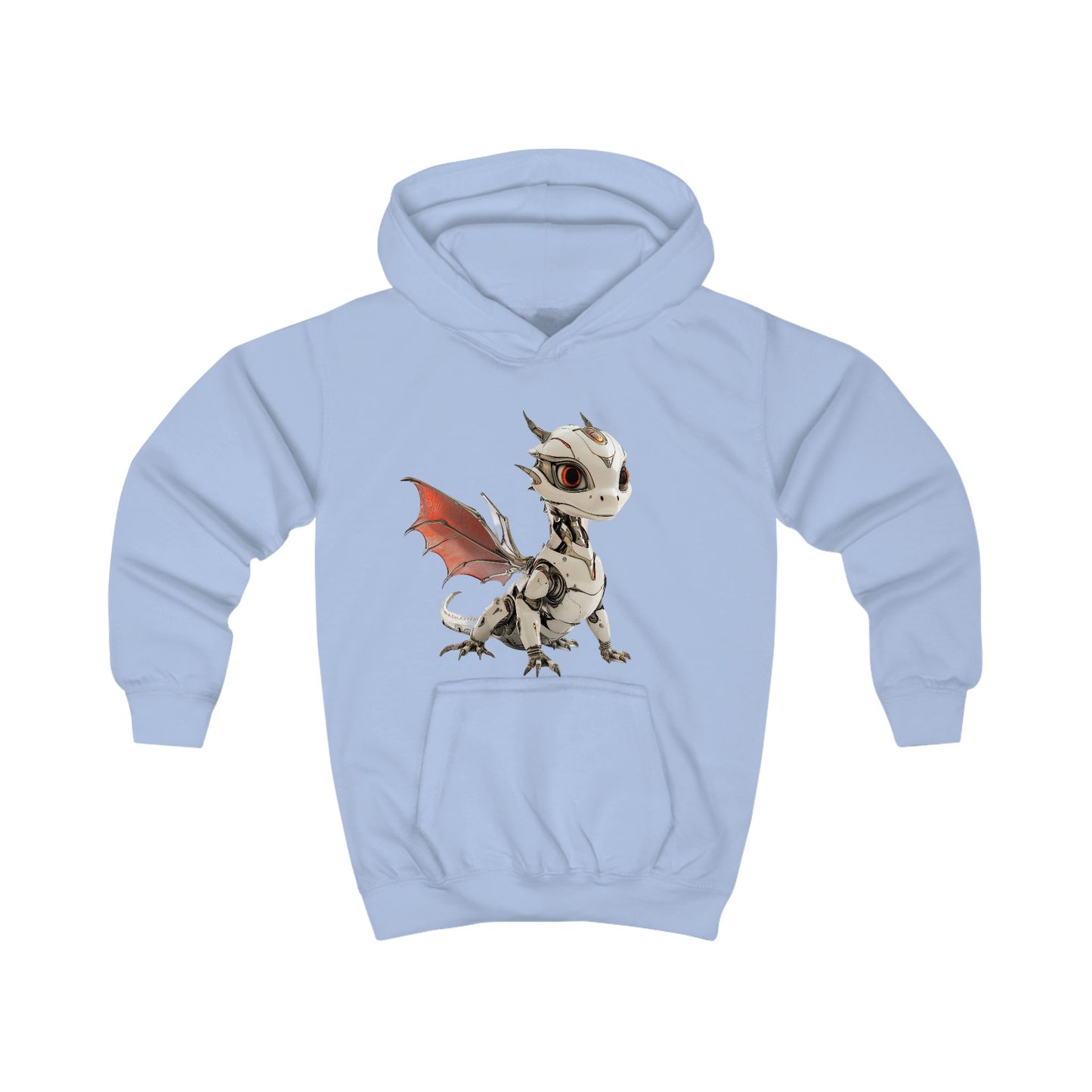 Ruby Robot Dragon Kids Hoodie | Teeny Tiny Dragons