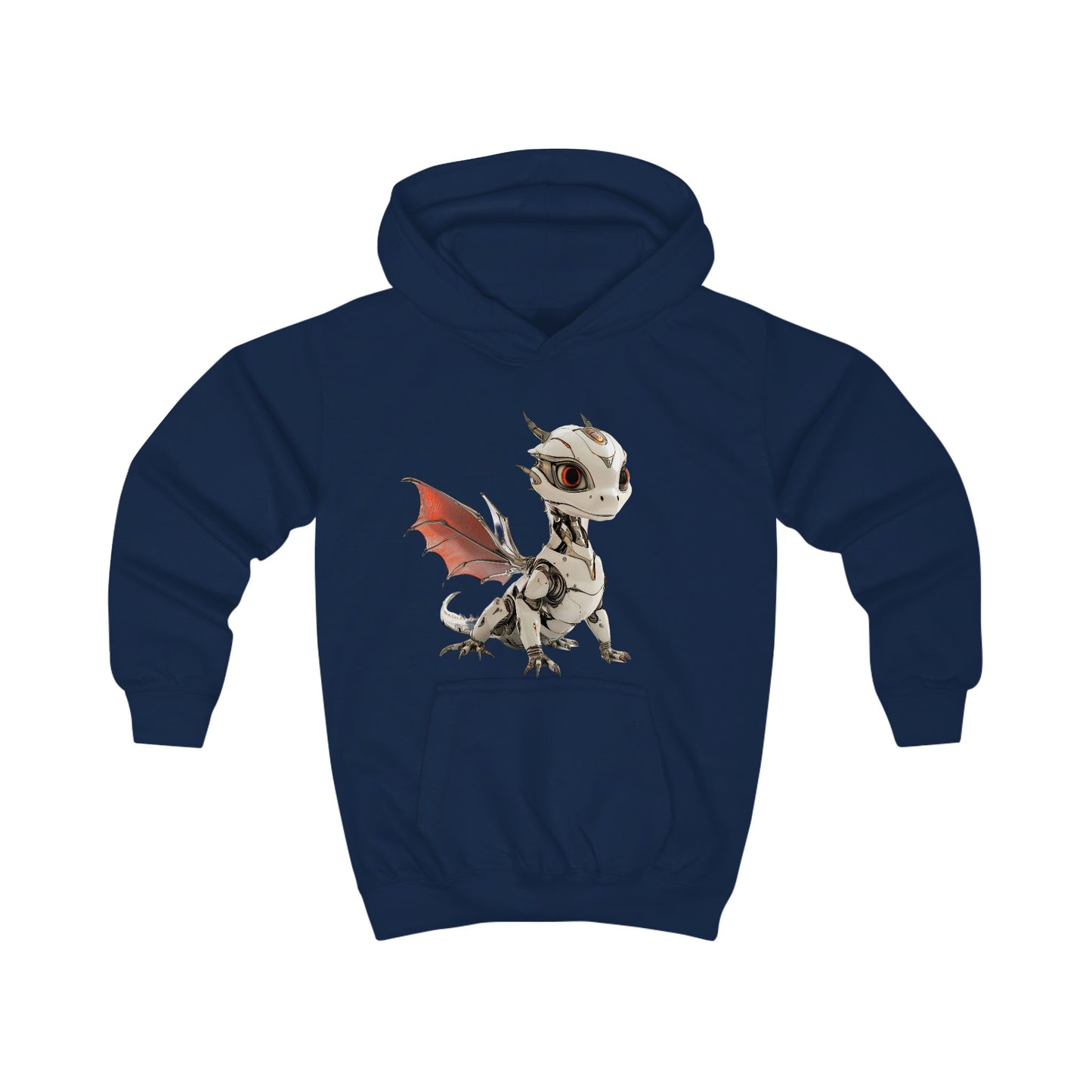 Ruby Robot Dragon Kids Hoodie | Teeny Tiny Dragons