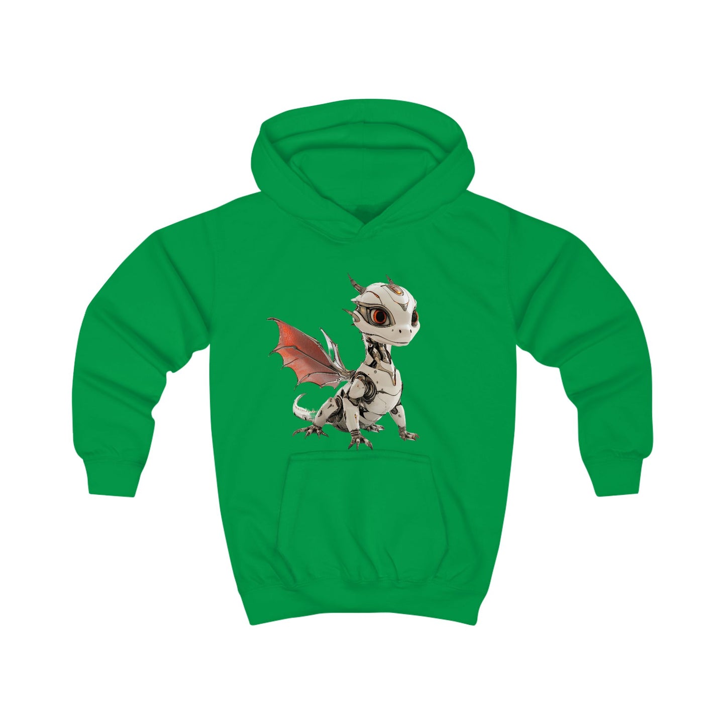 Ruby Robot Dragon Kids Hoodie | Teeny Tiny Dragons