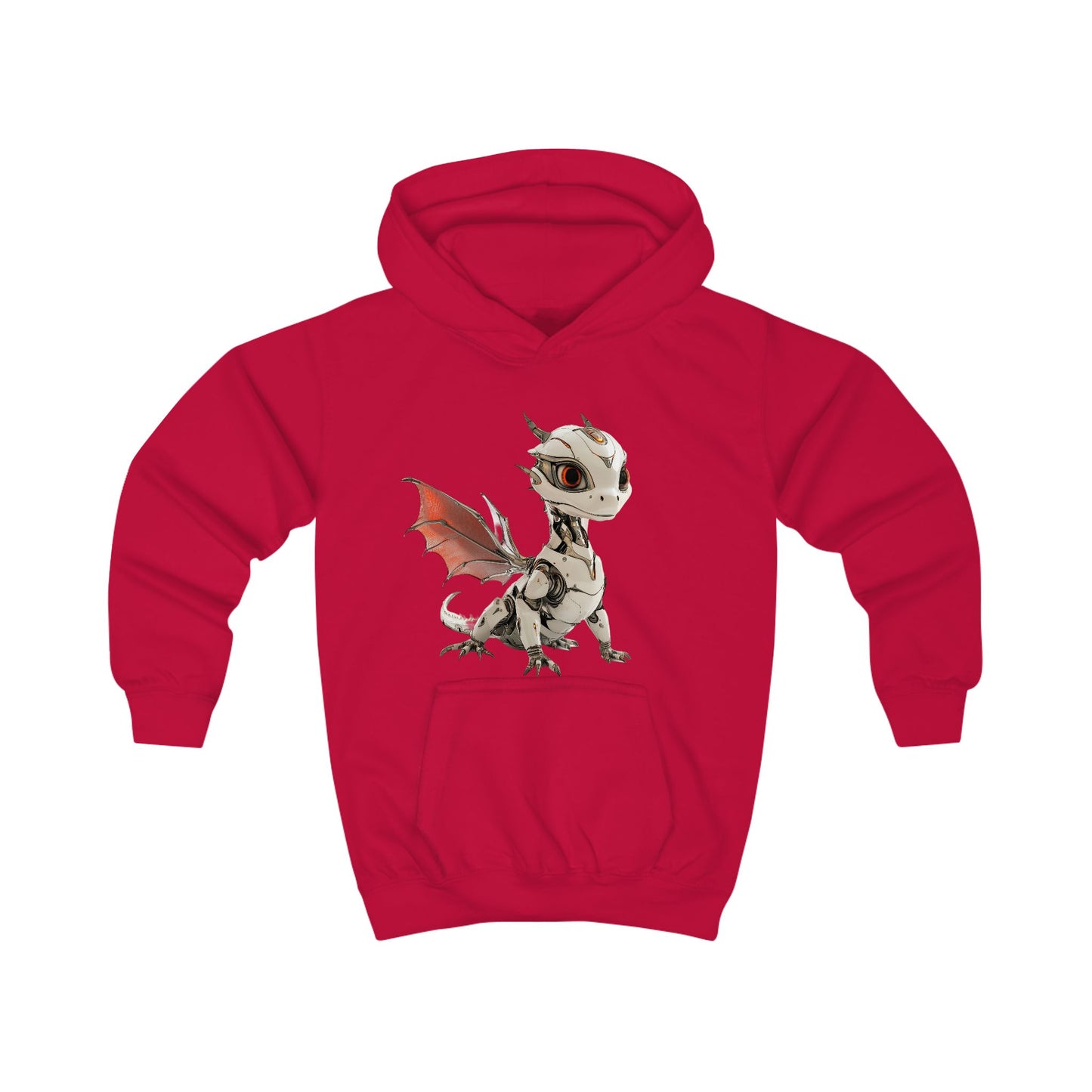 Ruby Robot Dragon Kids Hoodie | Teeny Tiny Dragons