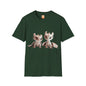 Twin Baby Dragons Adult Unisex Softstyle T-Shirt - Teeny Tiny Dragons