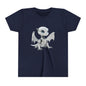 White Robot Dragon - Youth Short Sleeve T-Shirt - Teeny Tiny Dragons