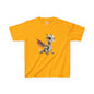 Amber Robot Dragon Heavy Cotton T-Shirt - Teeny Tiny Dragons