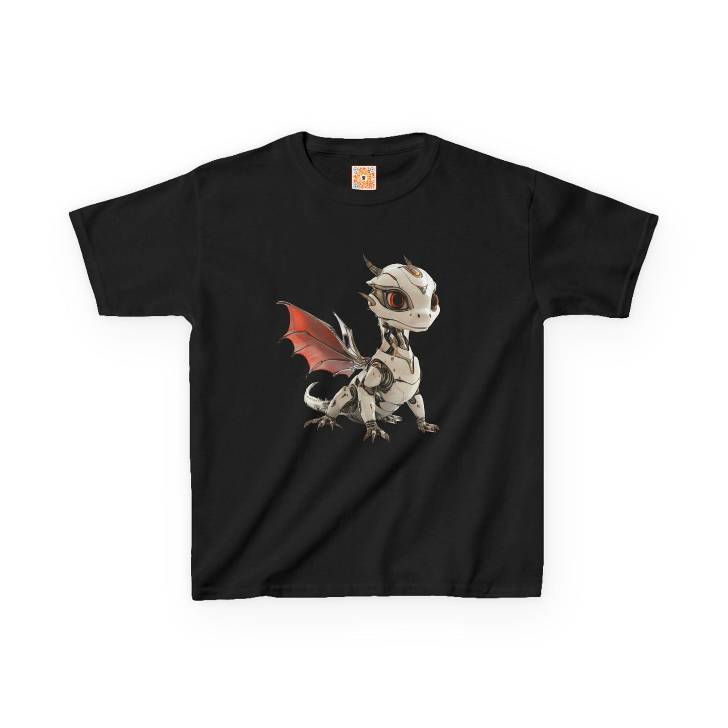 Cool Standing Robot Dragon Kids 100% Cotton T-Shirt - Teeny Tiny Dragons