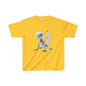 Blue Eyed Robot Dragon Heavy Cotton T-Shirt - Teeny Tiny Dragons
