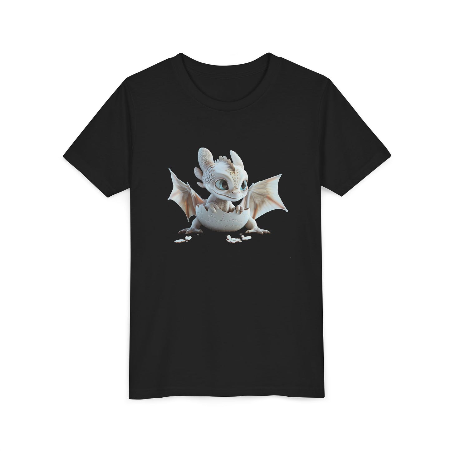 Just Hatched Baby Dragon - Youth Short Sleeve T-Shirt - Teeny Tiny Dragons