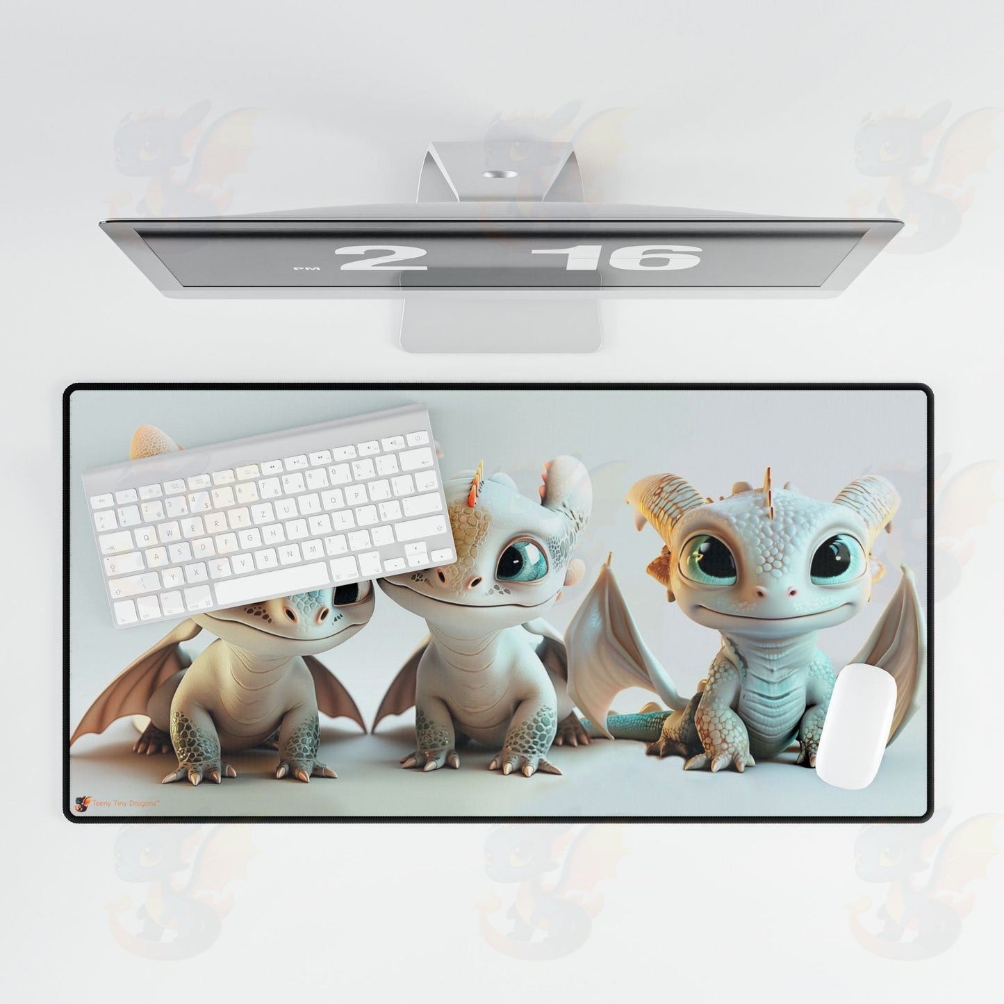 3 Adorable Baby Dragon Mouse Pad