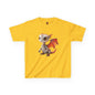 Red Robot Dragon Kids Heavy Cotton T-Shirt - Teeny Tiny Dragons