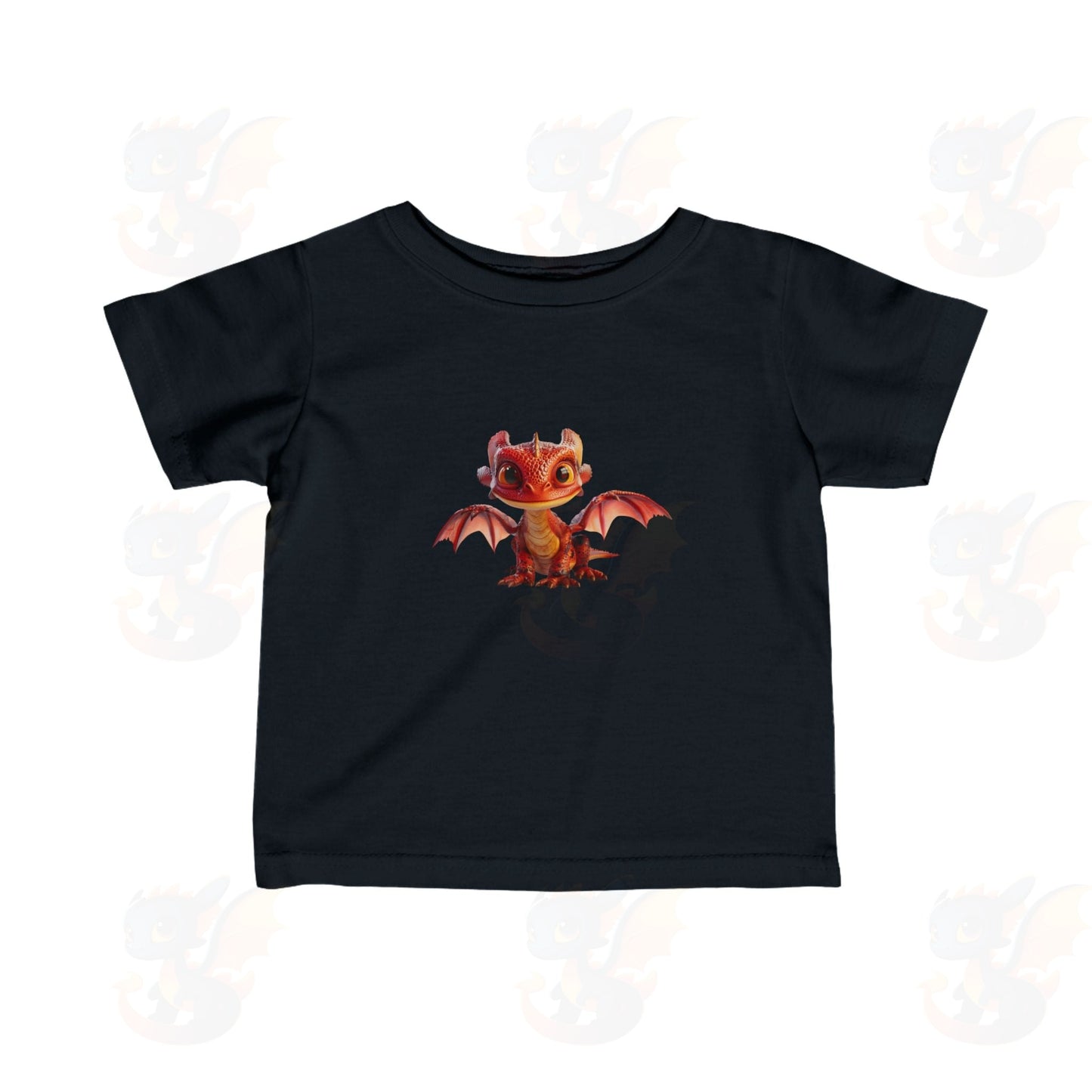 Adorable Red Dragon -  Infant Fine Jersey T-shirt