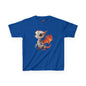 Red Robot Dragon Kids Heavy Cotton T-Shirt - Teeny Tiny Dragons