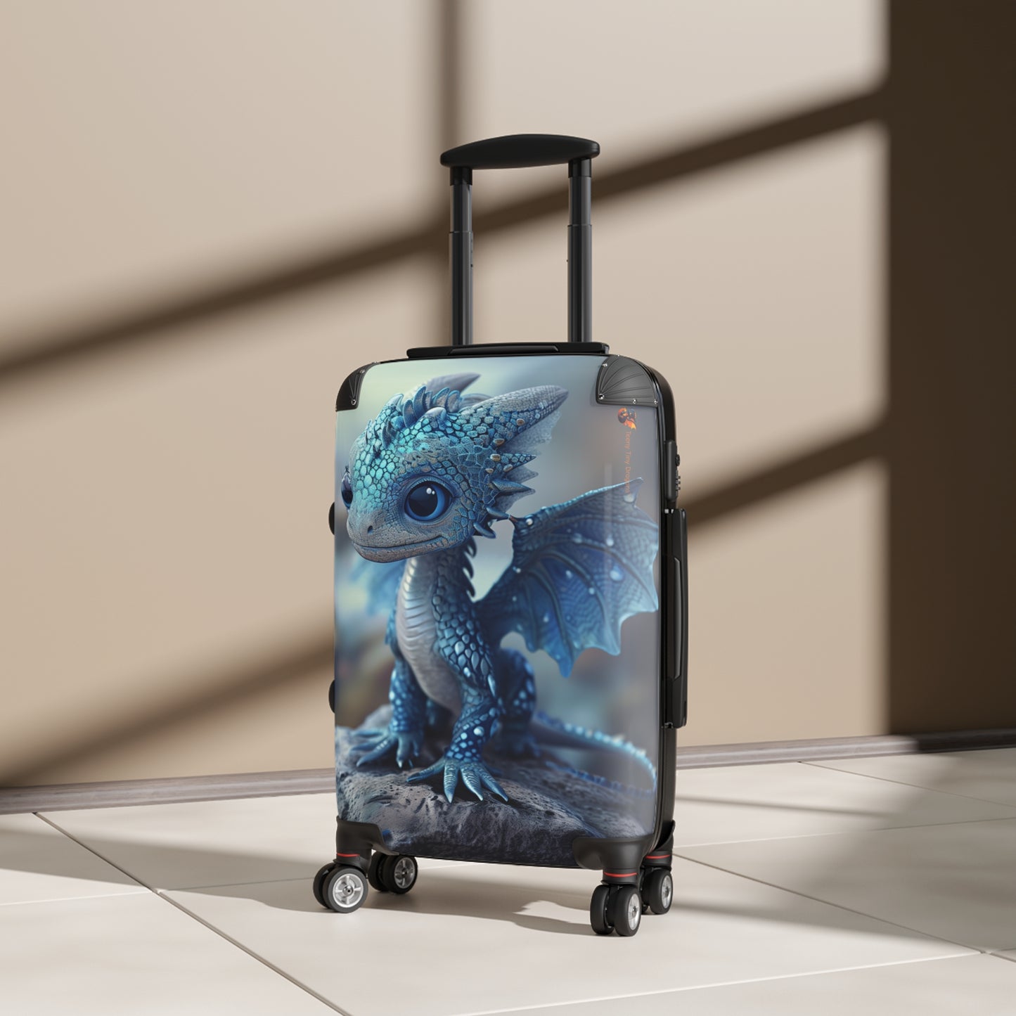 Beautiful Blue Dragon Kids Suitcase | Teeny Tiny Dragons