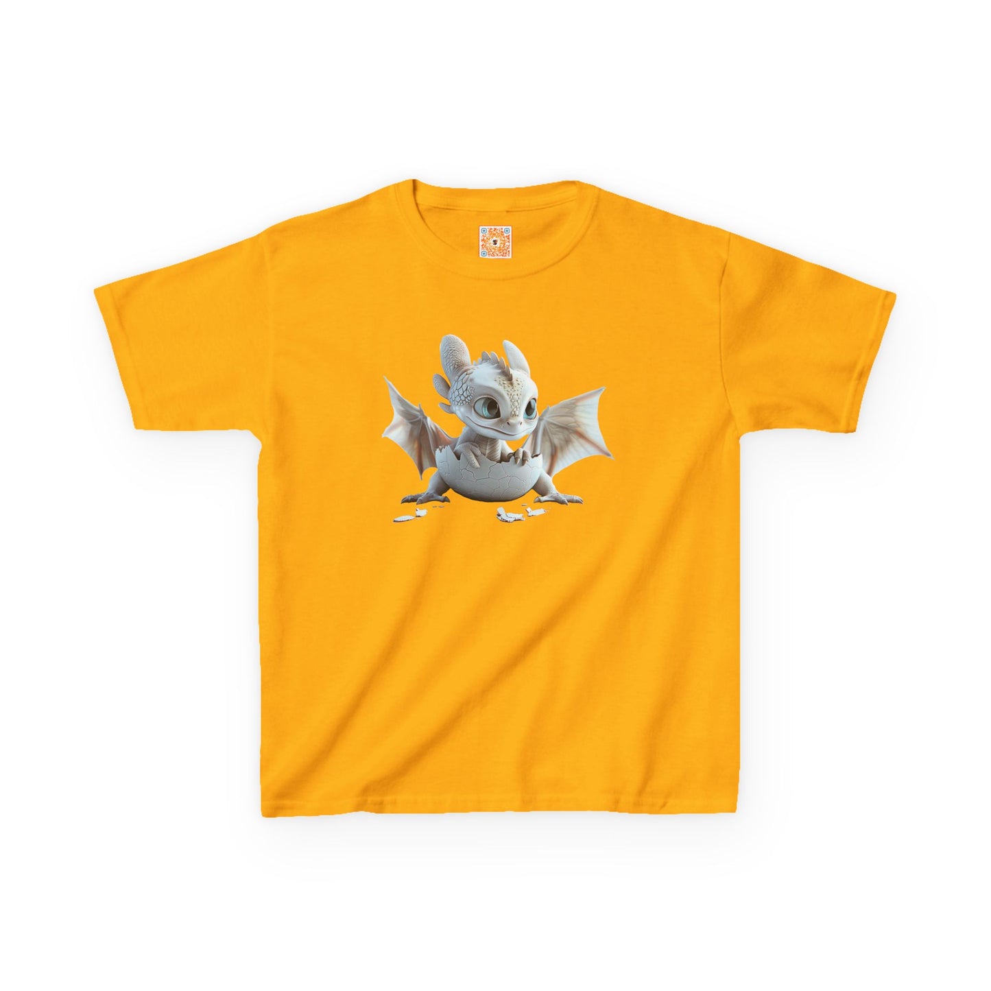 Baby Dragon Hatching Kids Heavy Cotton T-Shirt - Teeny Tiny Dragons