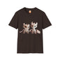 Twin Baby Dragons Adult Unisex Softstyle T-Shirt - Teeny Tiny Dragons