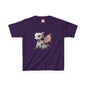 Sitting Grey Robot Dragon Kids 100% Cotton T-Shirt - Teeny Tiny Dragons
