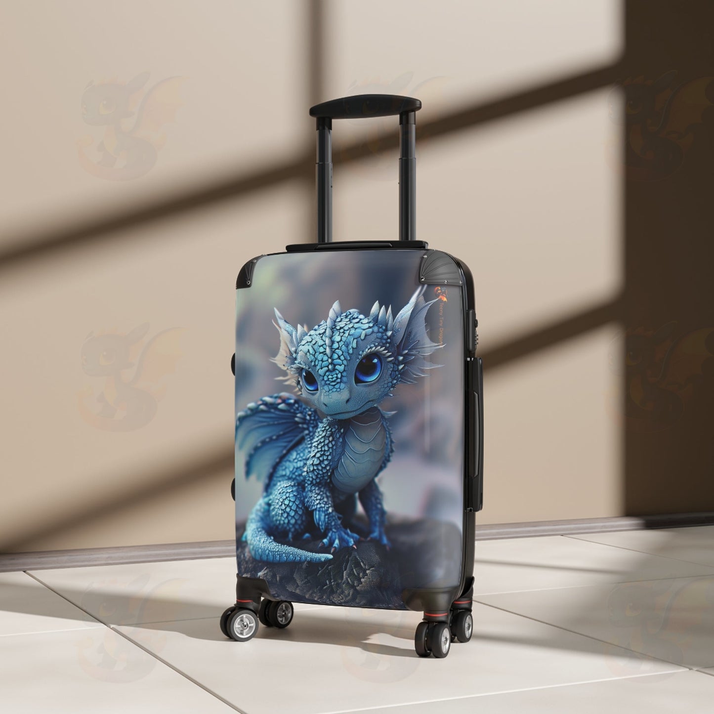 Suitcase With a  Magical Dragon Companion for Your Travels