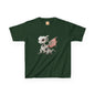 Sitting Grey Robot Dragon Kids 100% Cotton T-Shirt - Teeny Tiny Dragons