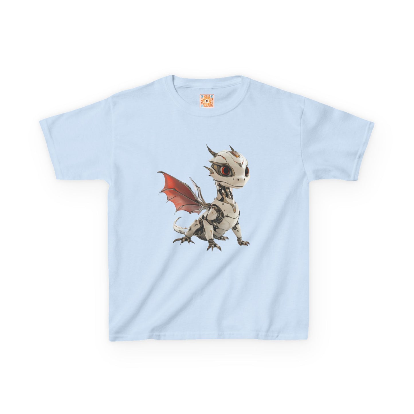Cool Standing Robot Dragon Kids 100% Cotton T-Shirt - Teeny Tiny Dragons