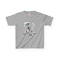 Blue Eyed Robot Dragon Heavy Cotton T-Shirt - Teeny Tiny Dragons