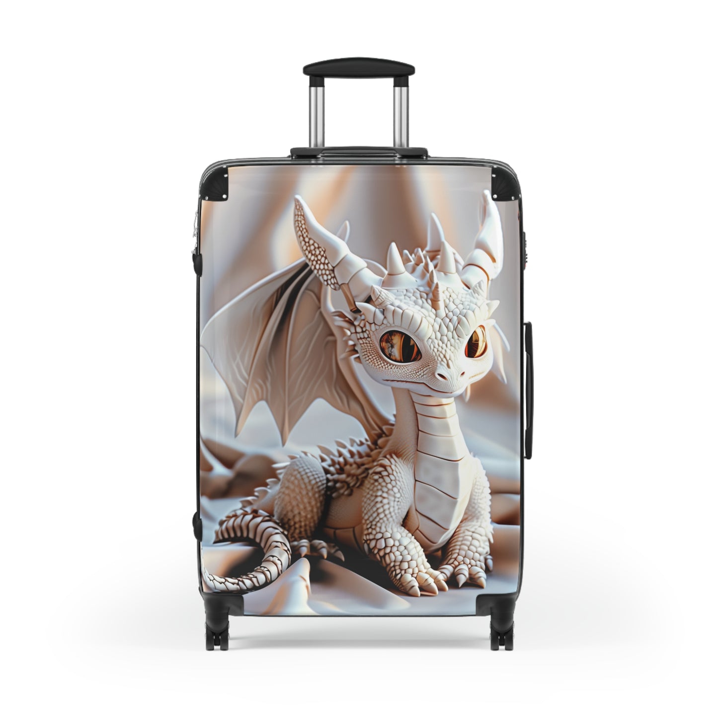 Gorgeous Little White Dragon Suitcase - Teeny Tiny Dragons