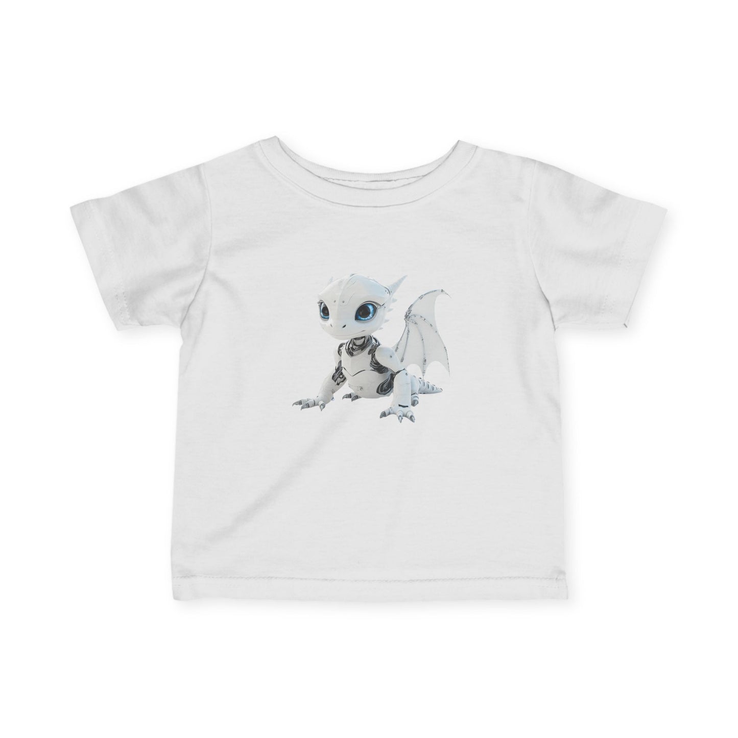 Happy Robot Dragon Infant Fine Jersey T-Shirt - Teeny Tiny Dragons