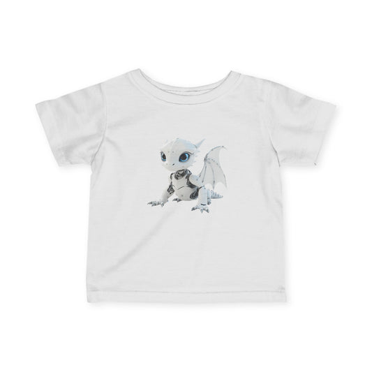 Happy Robot Dragon Infant Fine Jersey T-Shirt - Teeny Tiny Dragons