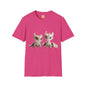 Twin Baby Dragons Adult Unisex Softstyle T-Shirt - Teeny Tiny Dragons