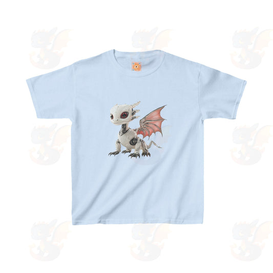 Cute Robot Dragon - Kids 100% Cotton T-Shirt