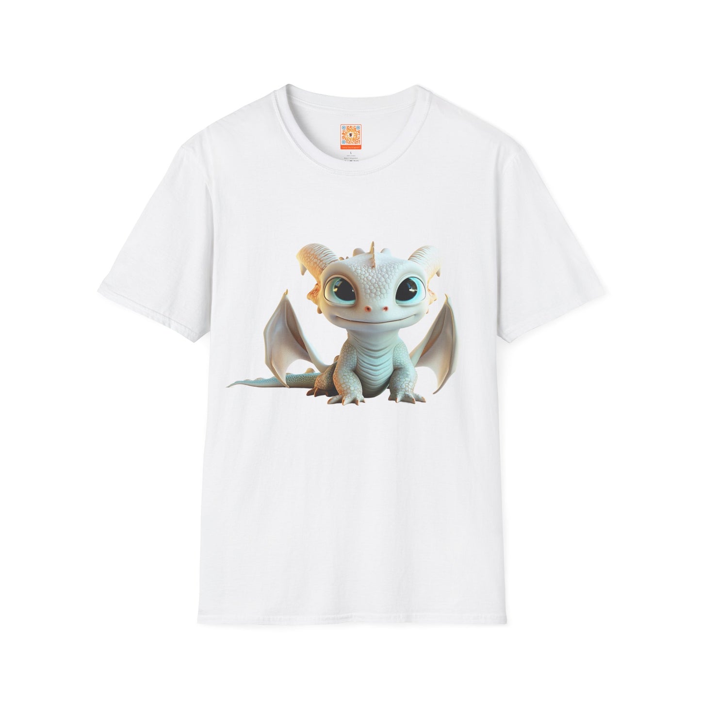 Cute Little Dragon Adult Unisex Softstyle T-Shirt - Teeny Tiny Dragons
