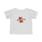 Adorable Red Dragon Infant Fine Jersey T-Shirt - Teeny Tiny Dragons