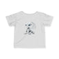 White Robot Dragon Infant Fine Jersey T-Shirt - Teeny Tiny Dragons
