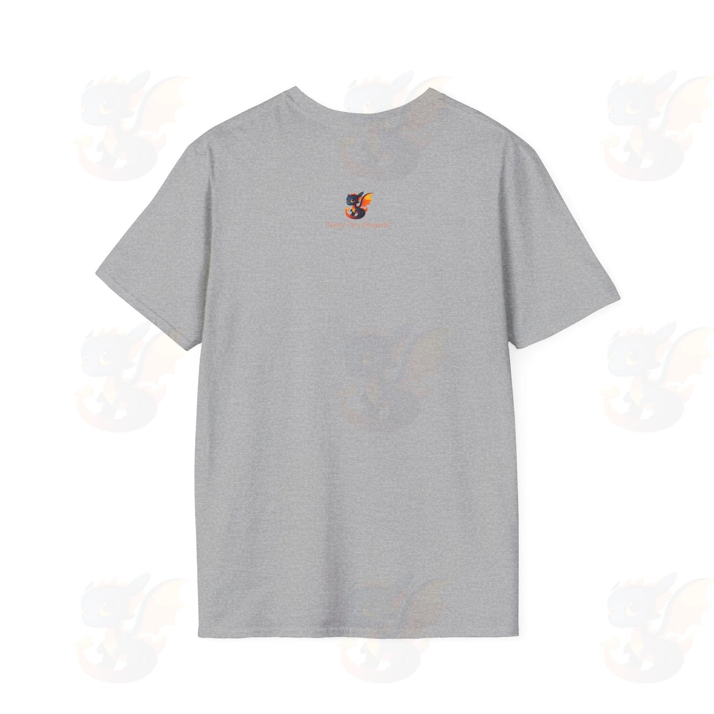 Adult Robot Dragon Design Unisex Softstyle T-Shirt