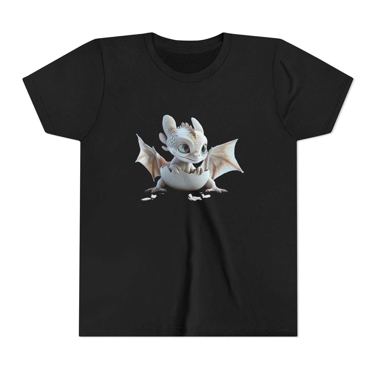 Just Hatched Baby Dragon - Youth Short Sleeve T-Shirt - Teeny Tiny Dragons
