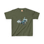 Flying White Dragon Kids Heavy Cotton T-Shirt - Teeny Tiny Dragons