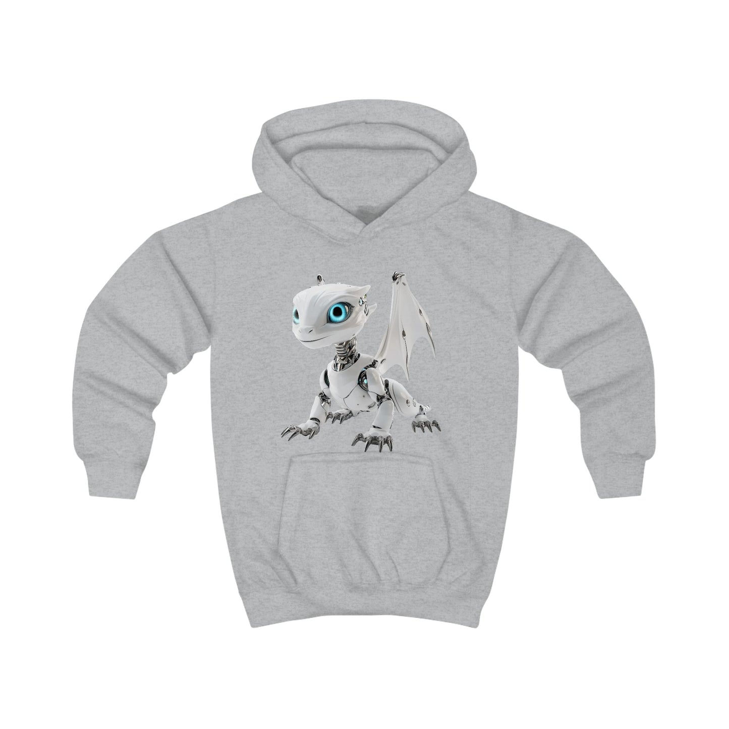 Cyber Robot Dragon Kids Hoodie | Teeny Tiny Dragons