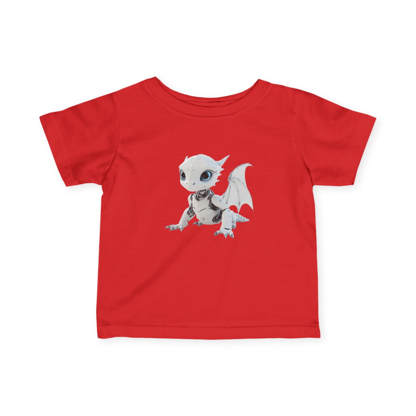 Happy Robot Dragon Infant Fine Jersey T-Shirt - Teeny Tiny Dragons
