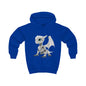 Grey Robot Dragon Kids Hoodie | Teeny Tiny Dragons