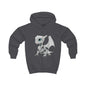 Grey Robot Dragon Kids Hoodie | Teeny Tiny Dragons