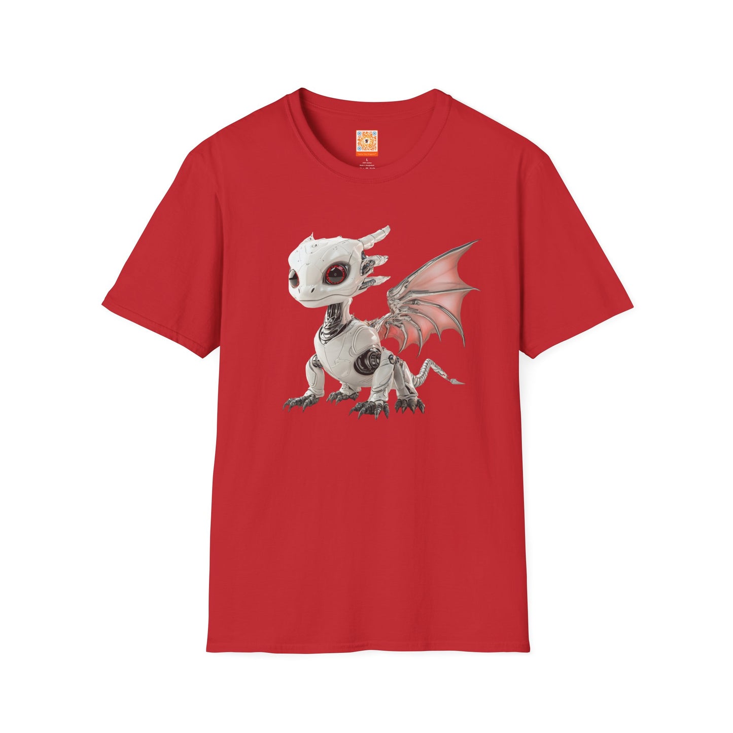 Blush Robot Dragon Adult T-Shirt - Teeny Tiny Dragons
