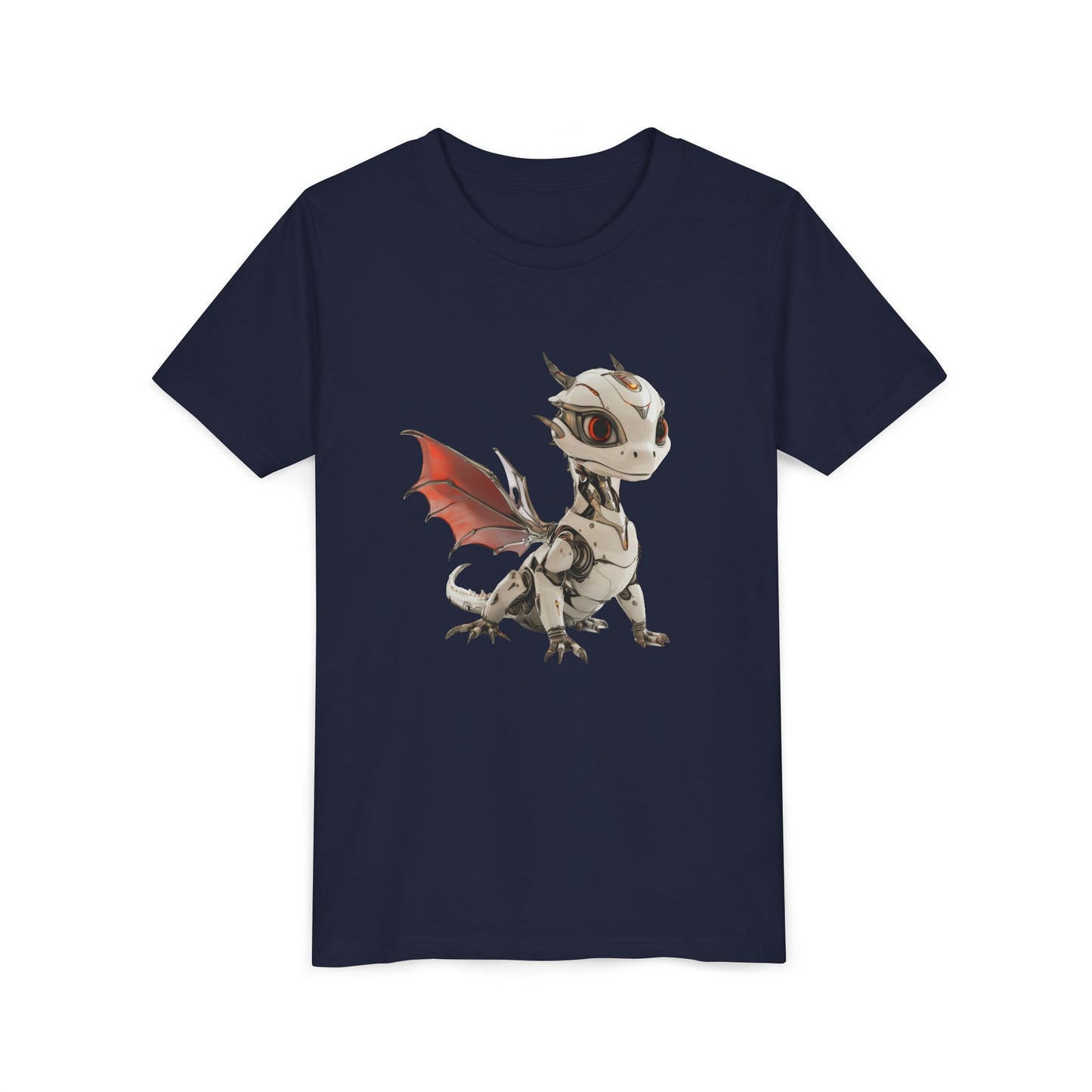 Magical Robot Dragon - Youth Short Sleeve T-Shirt - Teeny Tiny Dragons