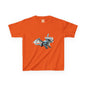 Flying White Dragon Kids Heavy Cotton T-Shirt - Teeny Tiny Dragons